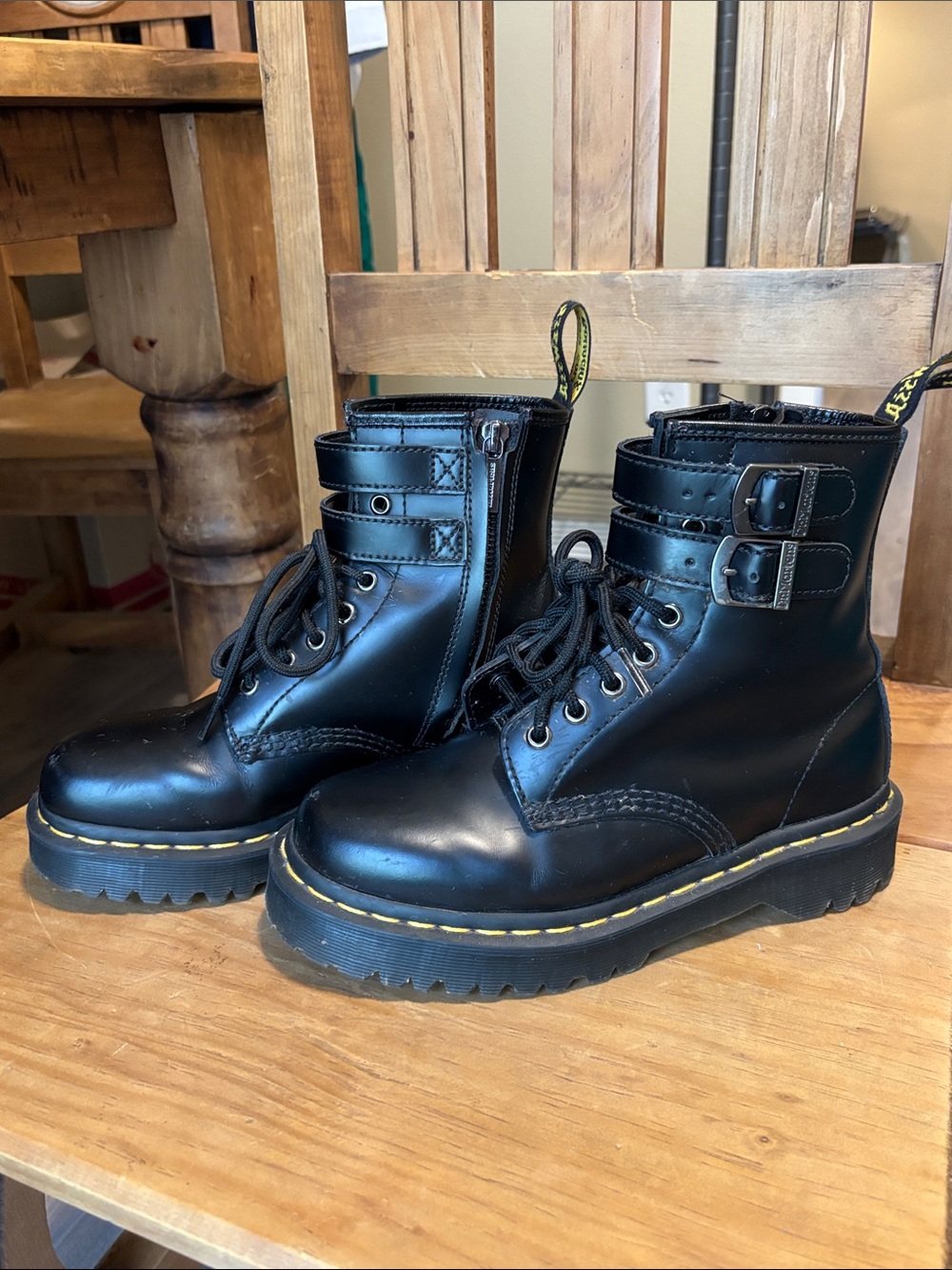 Dr. Martens 1460 ALT Combat boots with buckles